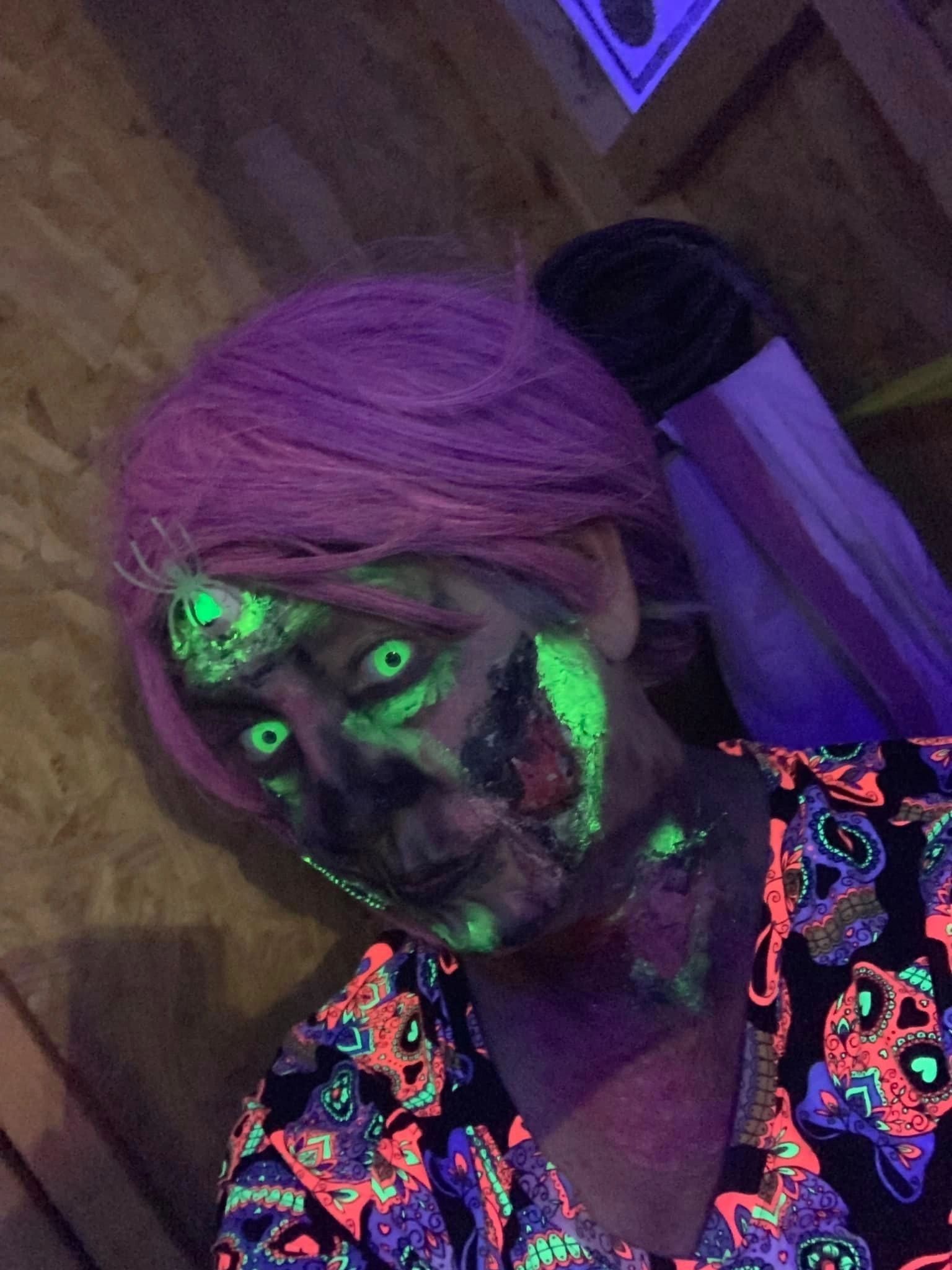 Haunted Hotel performer