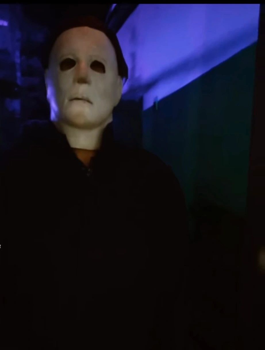 White mask character