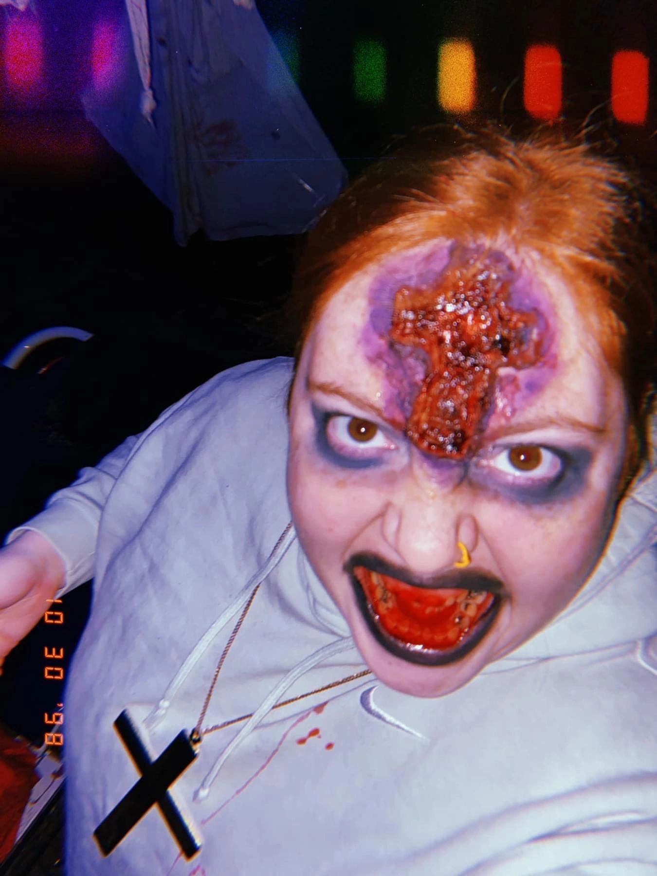 Horror makeup portrait